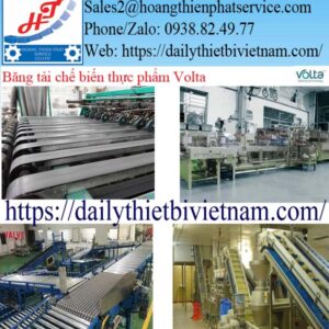 Băng tải chế biến thực phẩm Volta