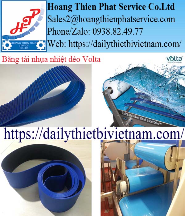 Băng tải nhựa nhiệt dẻo Volta