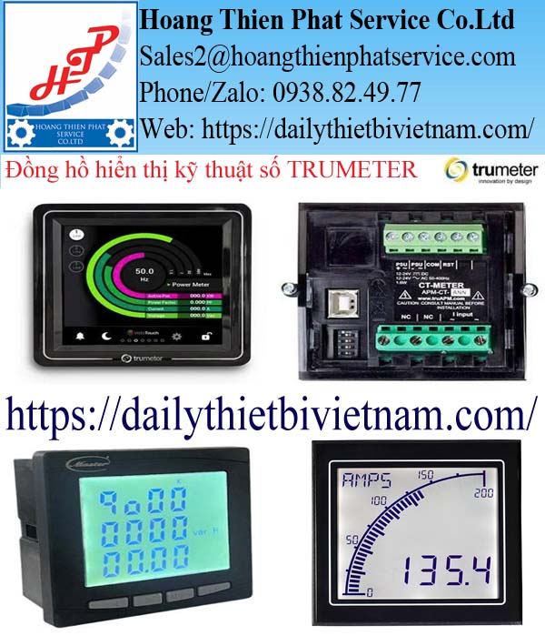 Đồng hồ hiển thị kỹ thuật số TRUMETER
