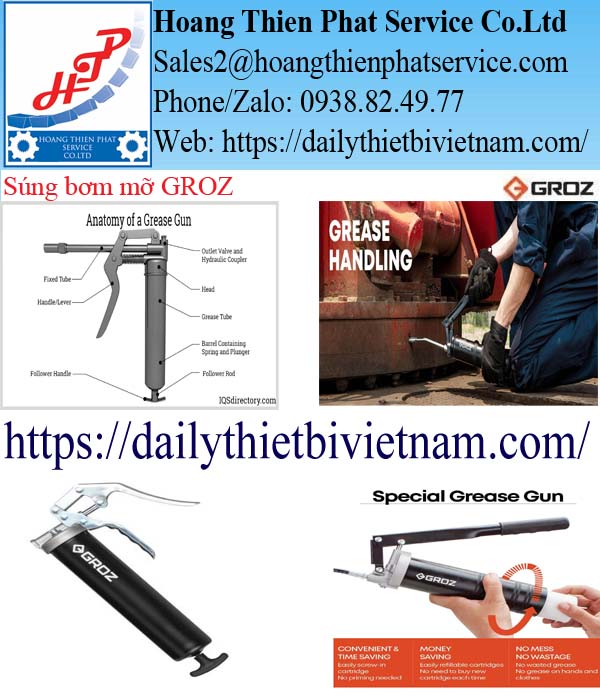 Súng Bơm Mỡ GROZ