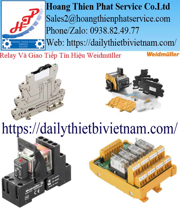 Relay Và Giao Tiếp Tín Hiệu Weidmüller