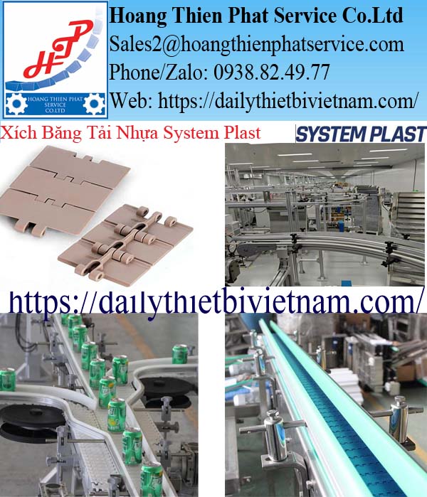 Xích Băng Tải Nhựa System Plast
