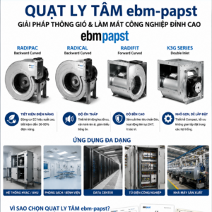 Quạt Ly Tâm ebm-papst