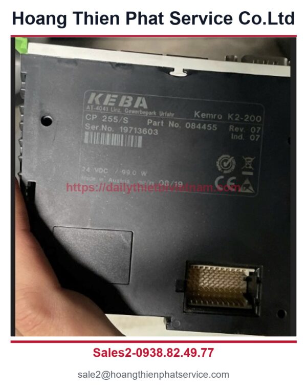 Bộ điều khiển trung tâm KEBA CP 255/S - Bộ điều khiển trung tâm KEBA CP 255/S