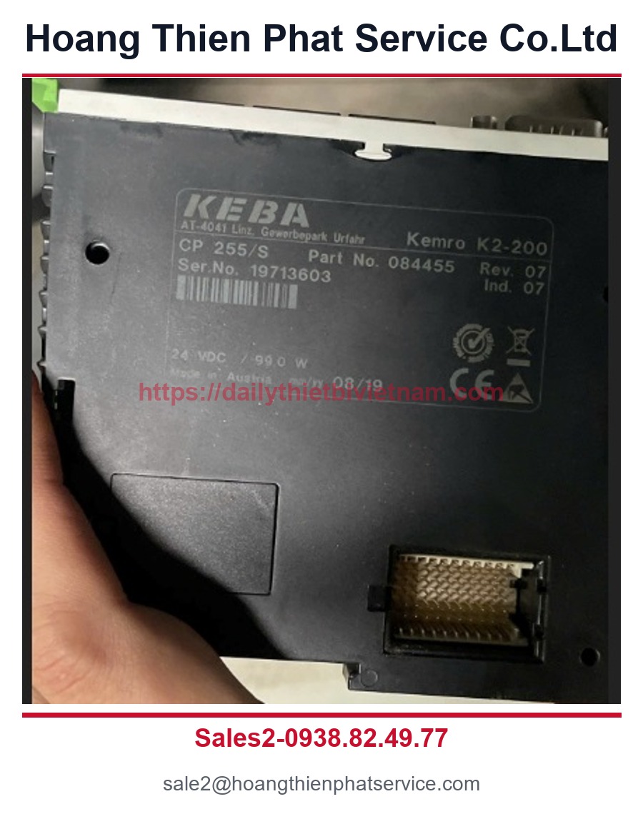 Bộ điều khiển trung tâm KEBA CP 255/S - Bộ điều khiển trung tâm KEBA CP 255/S