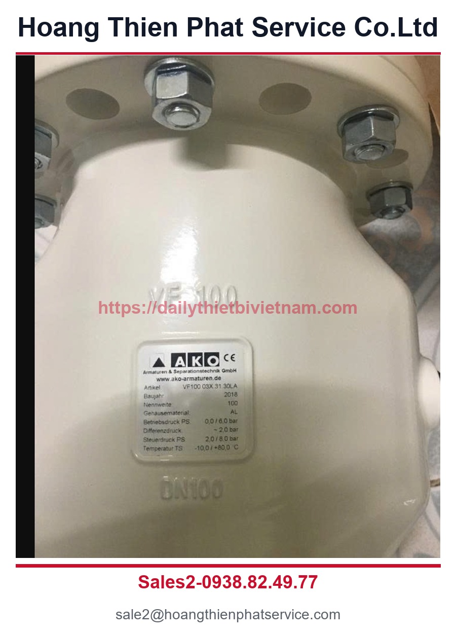 Van kẹp AKO VF100.03X.31.30LA - Van kẹp AKO VF100.03X.31.30LA