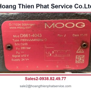 Van Servo tỷ lệ thủy lực Moog D661-4043 - Van Servo tỷ lệ thủy lực Moog D661-4043