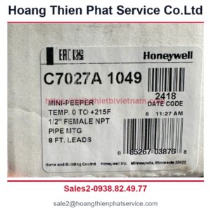 Cảm biến phát hiện lửa tia cực tím Honeywell C7027A 1049 Cảm biến phát hiện lửa tia cực tím Honeywell C7027A 1049 - Cảm biến phát hiện lửa tia cực tím Honeywell C7027A 1049