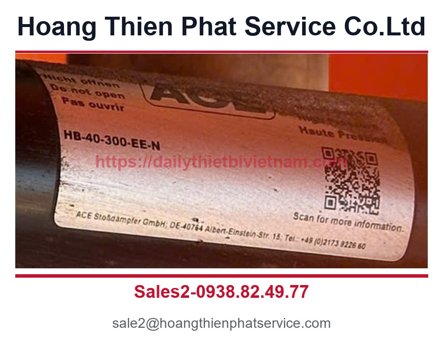 Ty giảm chấn thủy lực ACE HB-40-300-EE-N - Ty giảm chấn thủy lực ACE HB-40-300-EE-N