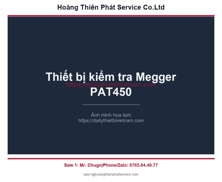 Thiết bị kiểm tra Megger PAT450