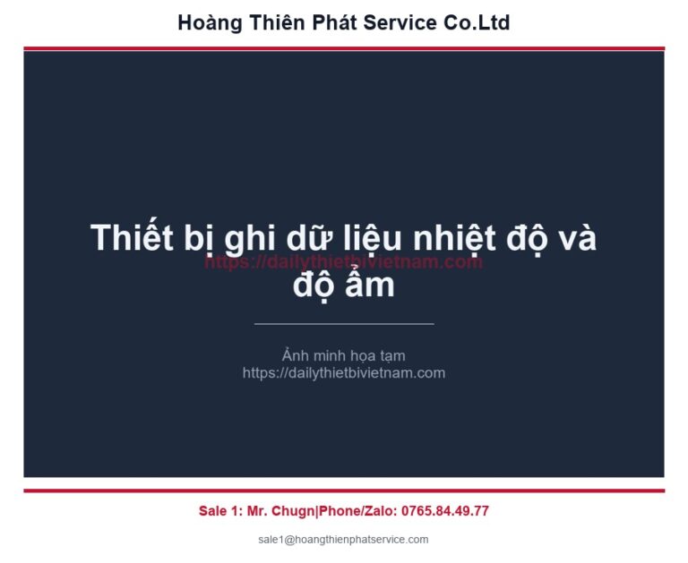 Thiết bị ghi dữ liệu nhiệt độ và độ ẩm