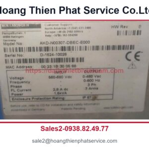Bộ điều khiển động cơ Servo KOLLMORGEN AKD-N00307-DBEC-E000 - Bộ điều khiển động cơ Servo KOLLMORGEN AKD-N00307-DBEC-E000