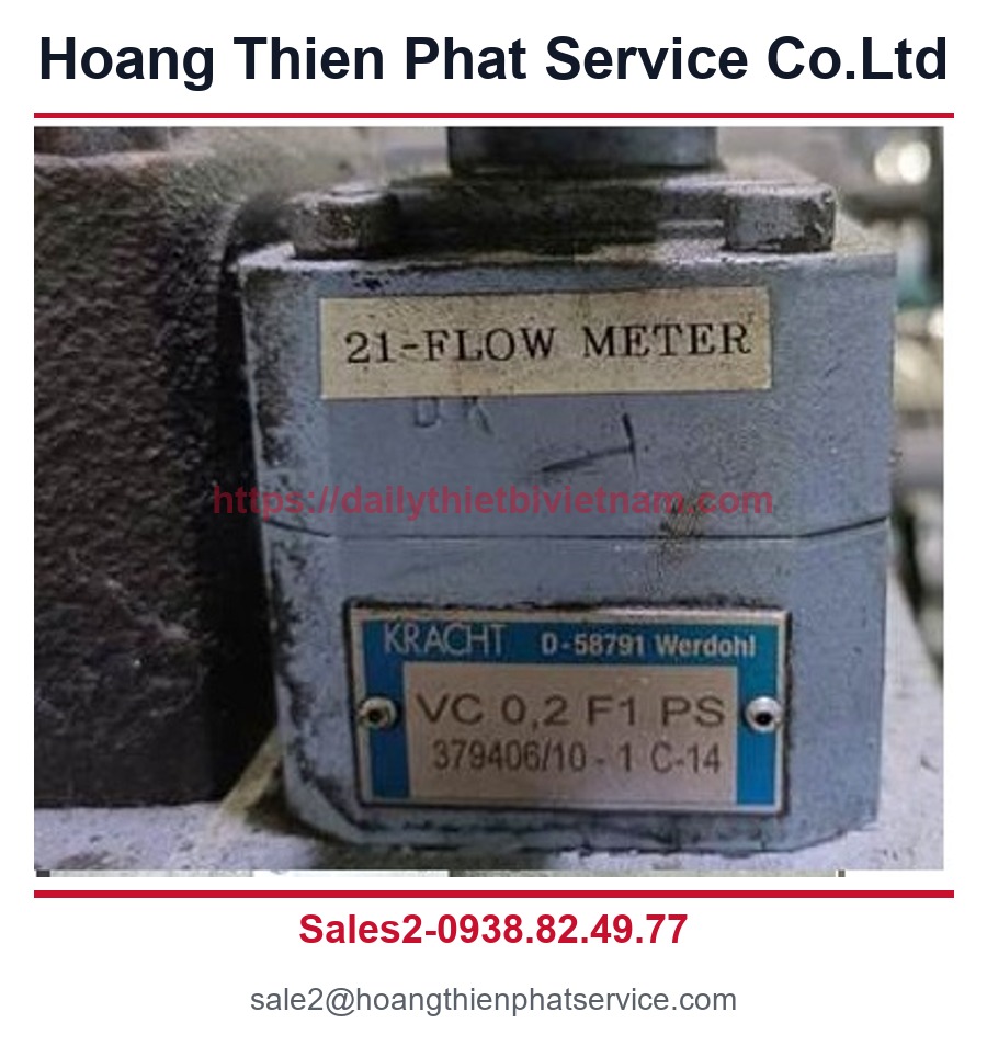 Đồng hồ đo lưu lượng KRACHT VC 02 F1 PS - Đồng hồ đo lưu lượng KRACHT VC 02 F1 PS