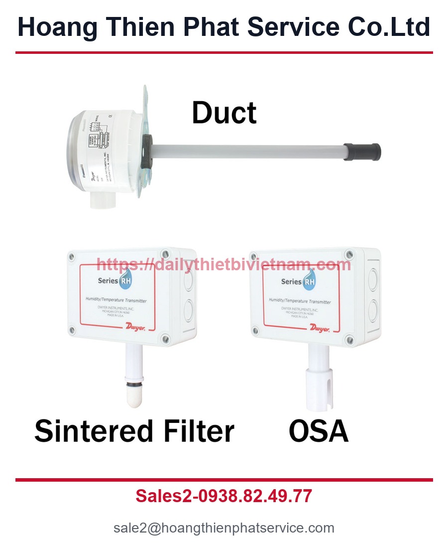 cảm biến đầu dò Dwyer RHP-3D1