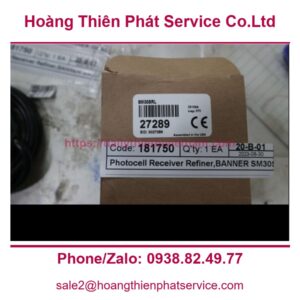 Bộ thu của cảm biến quang Banner SM30SRL - Bộ thu của cảm biến quang Banner SM30SRL
