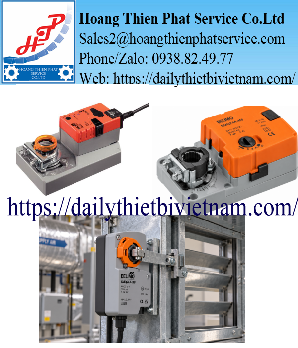 Belimo SMQ24A-MF Bộ Truyền Động Van Gió Belimo SMQ24A-MF