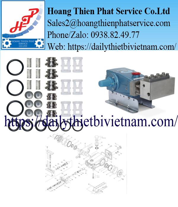 Bộ Van Bơm Cao Áp CAT PUMPS 76679 Bộ Van Bơm Cao Áp CAT PUMPS 76679