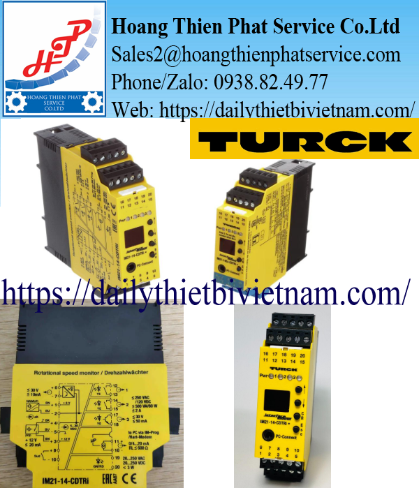 Bộ giám sát tốc độ Turck Bộ giám sát tốc độ Turck IM21-14-CDTRI 7505650