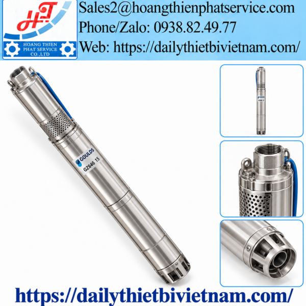 bơm Goulds Bơm Chìm Giếng Khoan Goulds GZ646 15