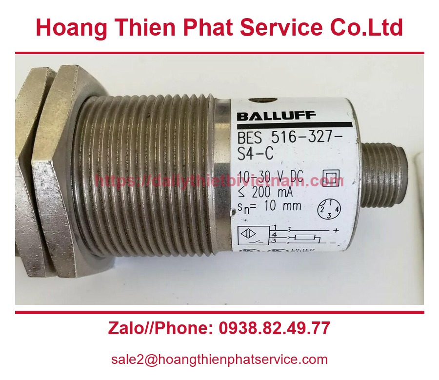 Cảm Biến Tiệm Cận Balluff BES 516-327-S4-C - Cảm Biến Tiệm Cận Balluff BES 516-327-S4-C