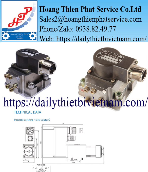Van servo điện thủy lực FF-106A/103